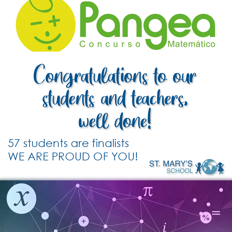 ¡57 alumnos finalistas del Concurso de Matemáticas Pangea, II Edición Online! Pangea