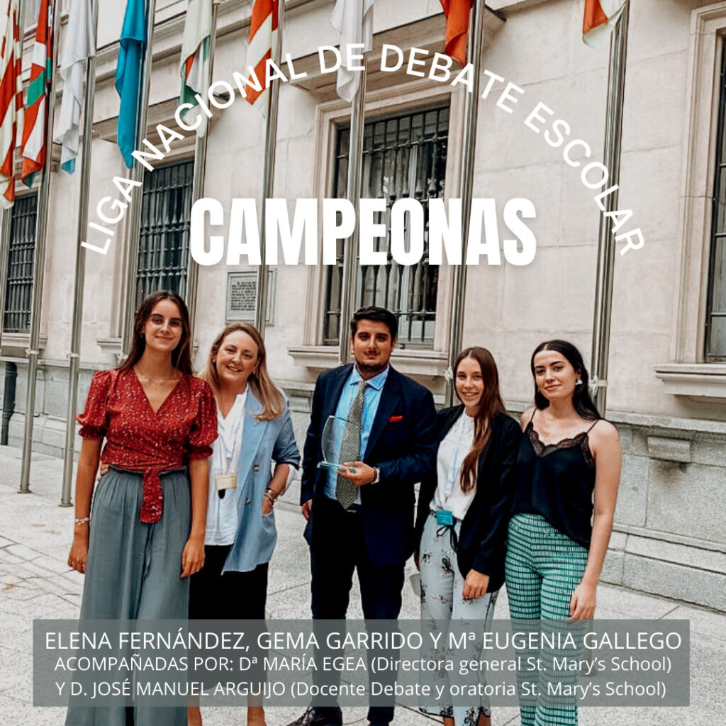 St. Mary’s School de Sevilla se proclama campeón Nacional de la Liga Nacional de Debate Escolar